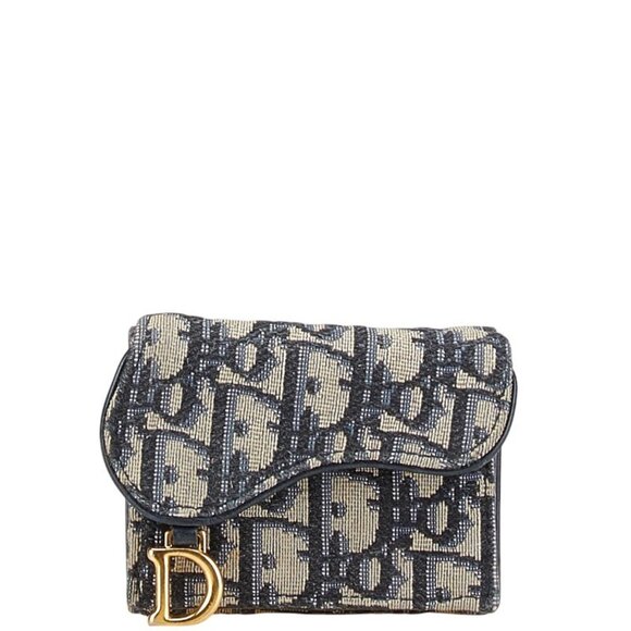 DIOR Beige Leather Wallet - Picture 1 of 8